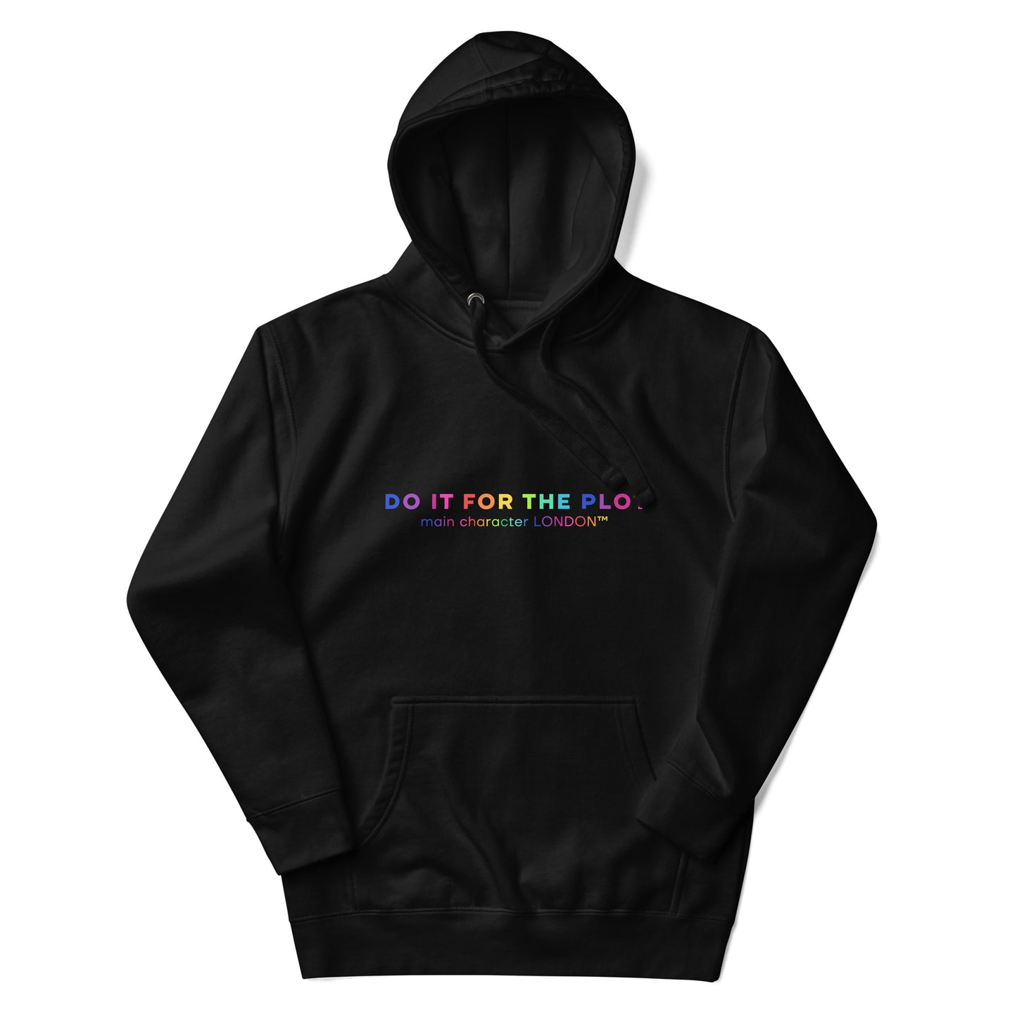 Premium Hoddie DO IT FOR THE PLOT - Rainbow Edition