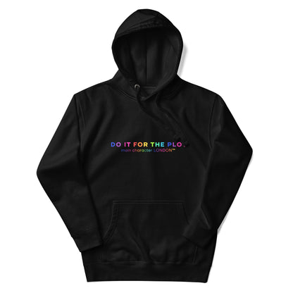 Premium Hoddie DO IT FOR THE PLOT - Rainbow Edition