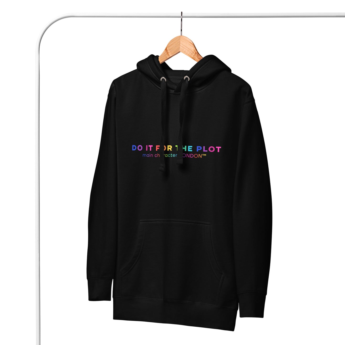 Premium Hoddie DO IT FOR THE PLOT - Rainbow Edition