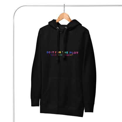Premium Hoddie DO IT FOR THE PLOT - Rainbow Edition