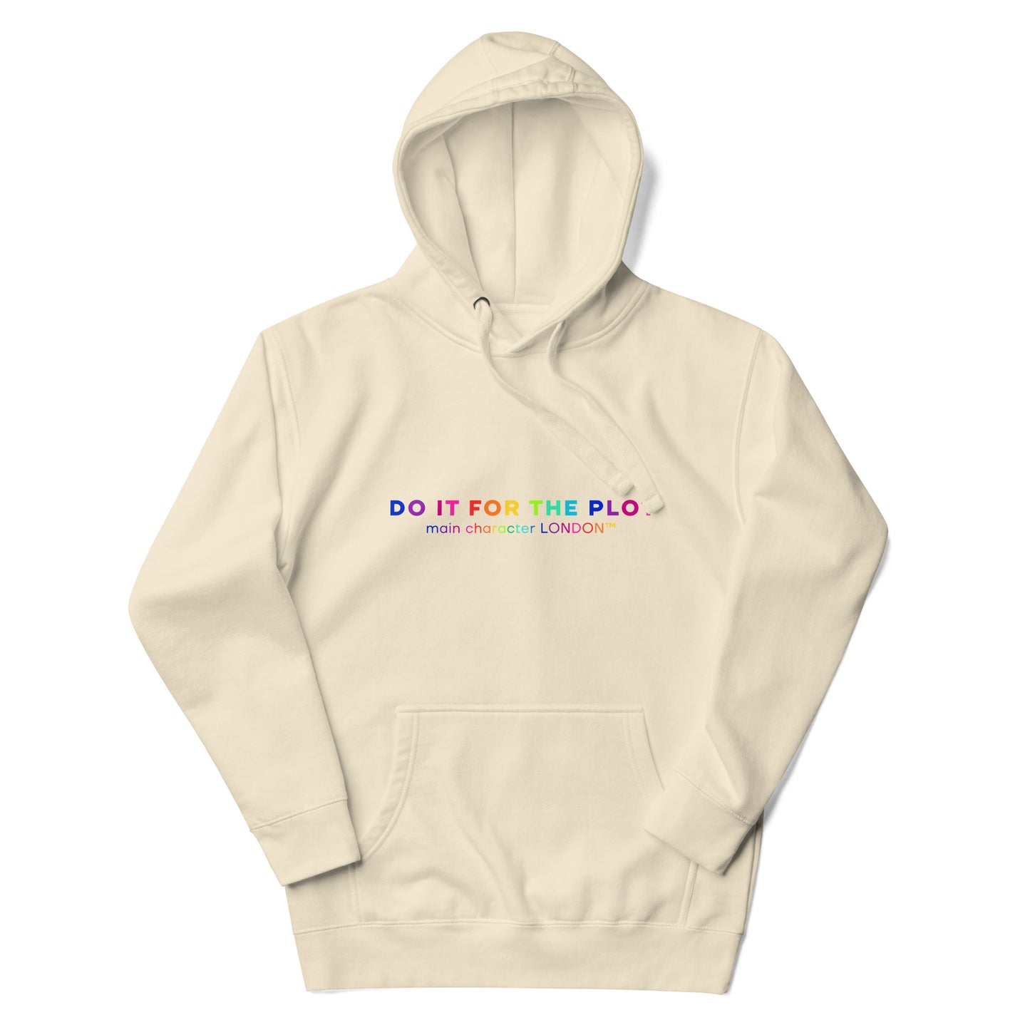 Premium Hoddie DO IT FOR THE PLOT - Rainbow Edition