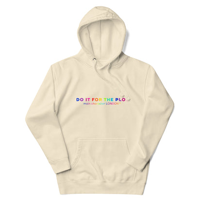 Premium Hoddie DO IT FOR THE PLOT - Rainbow Edition