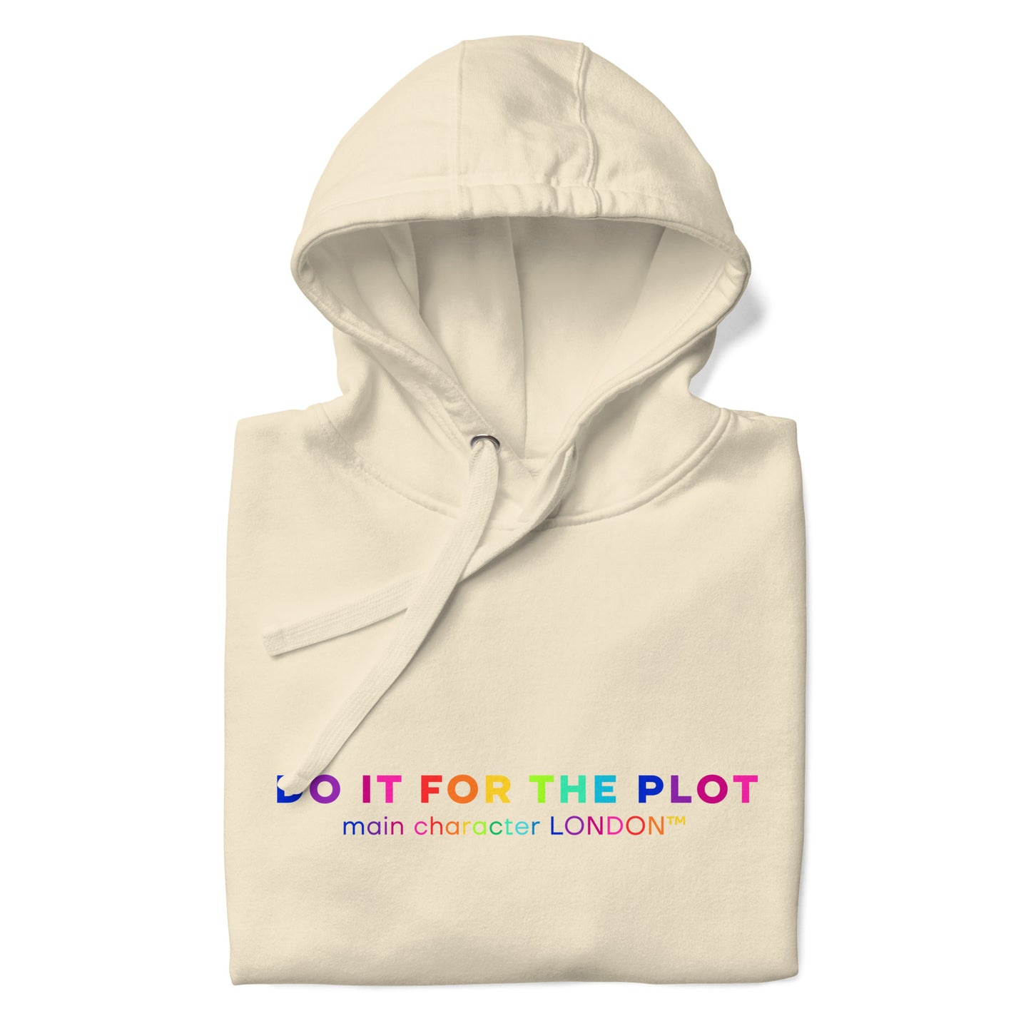 Premium Hoddie DO IT FOR THE PLOT - Rainbow Edition