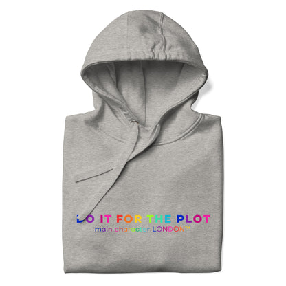 Premium Hoddie DO IT FOR THE PLOT - Rainbow Edition