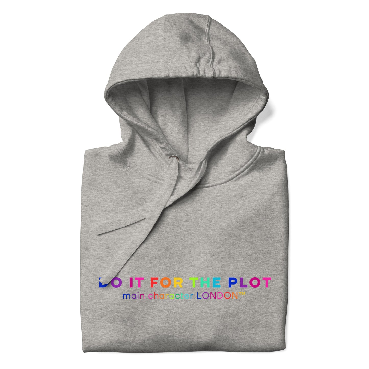Premium Hoddie DO IT FOR THE PLOT - Rainbow Edition