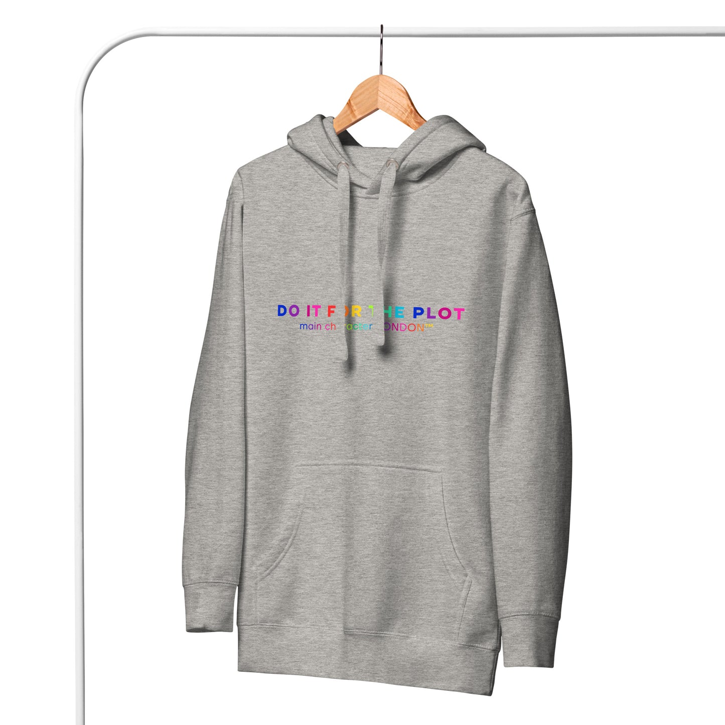 Premium Hoddie DO IT FOR THE PLOT - Rainbow Edition