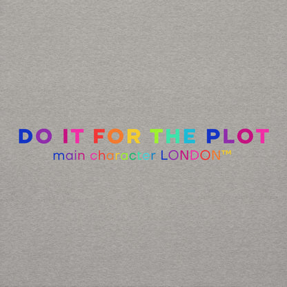 Premium Hoddie DO IT FOR THE PLOT - Rainbow Edition