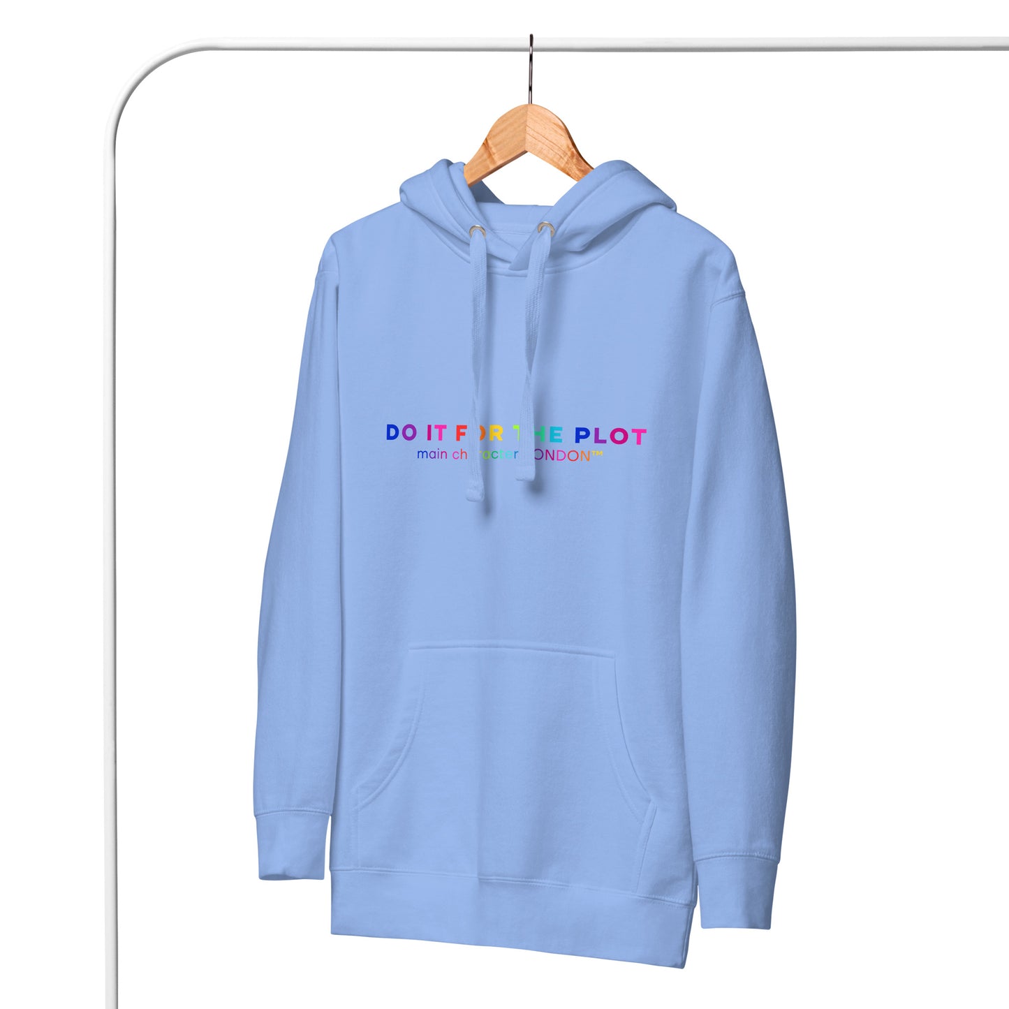 Premium Hoddie DO IT FOR THE PLOT - Rainbow Edition