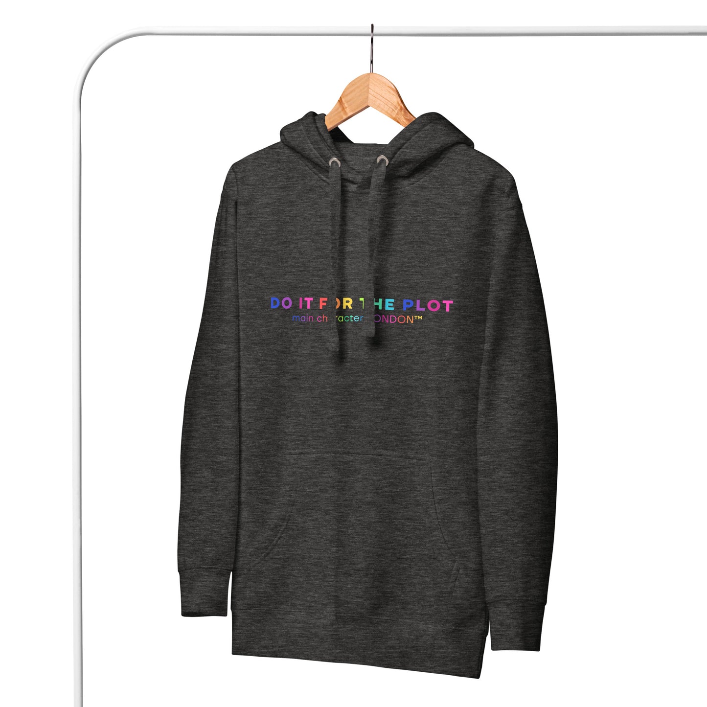 Premium Hoddie DO IT FOR THE PLOT - Rainbow Edition