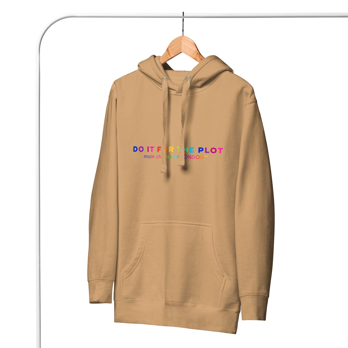 Premium Hoddie DO IT FOR THE PLOT - Rainbow Edition