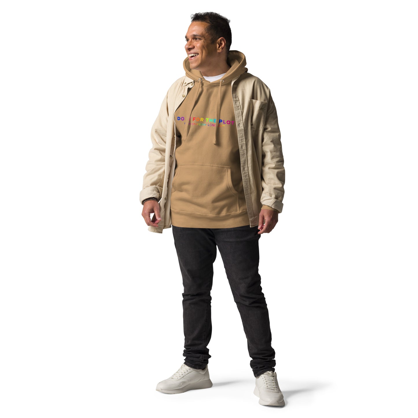 Premium Hoddie DO IT FOR THE PLOT - Rainbow Edition