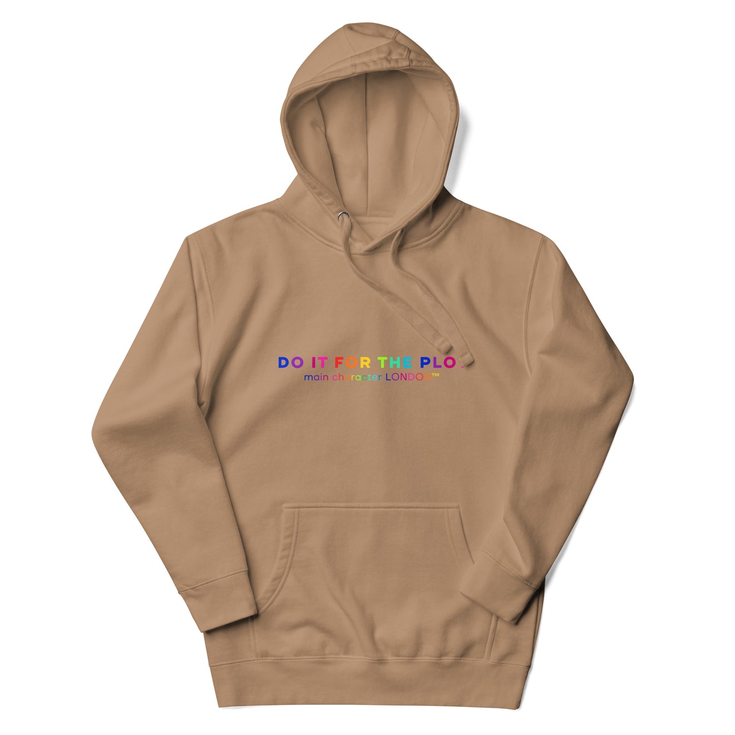 Premium Hoddie DO IT FOR THE PLOT - Rainbow Edition