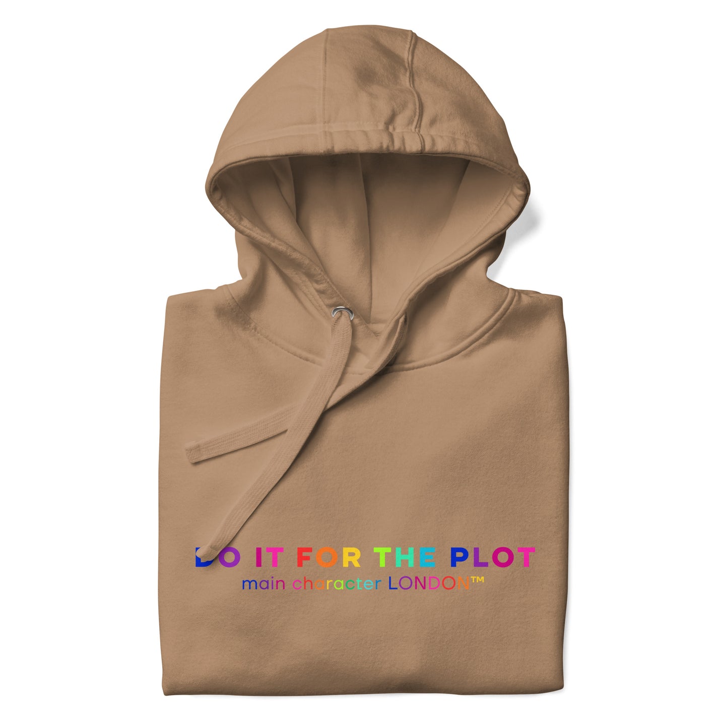 Premium Hoddie DO IT FOR THE PLOT - Rainbow Edition