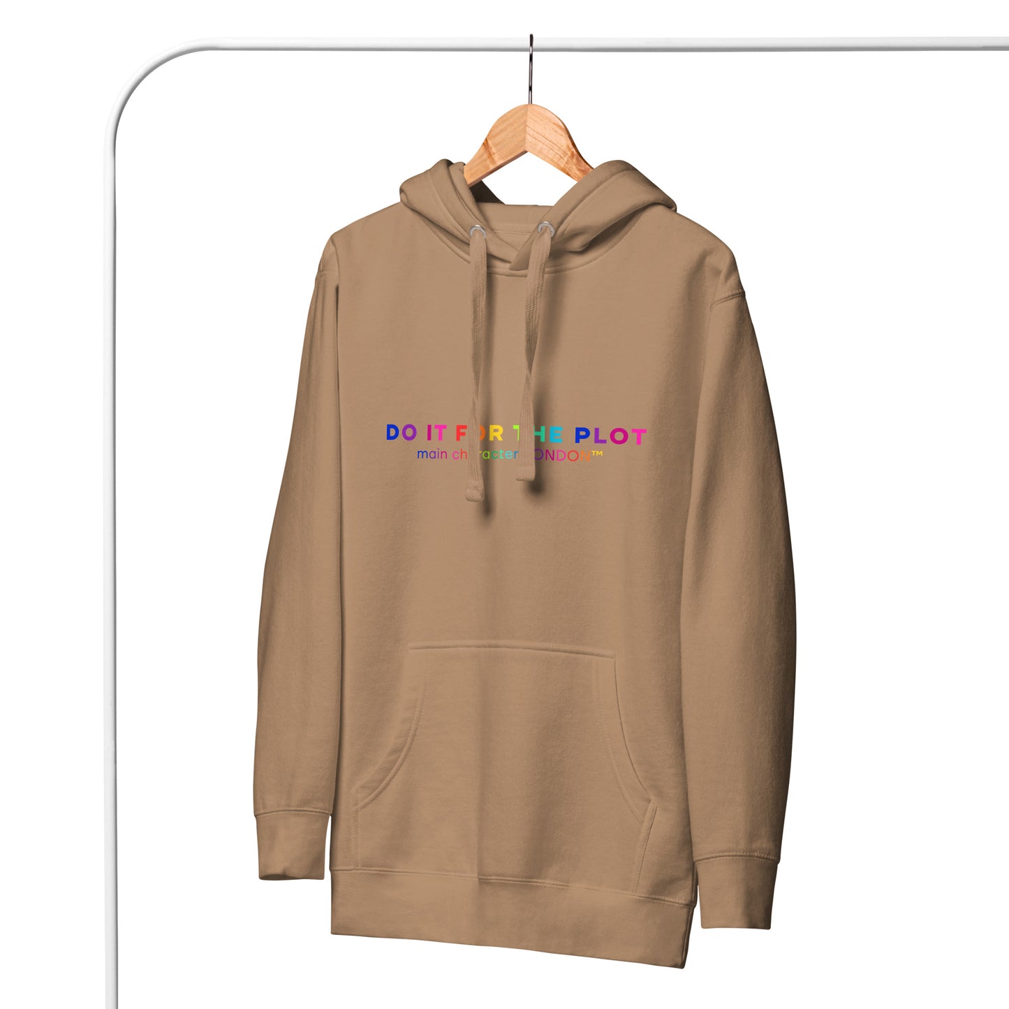 Premium Hoddie DO IT FOR THE PLOT - Rainbow Edition
