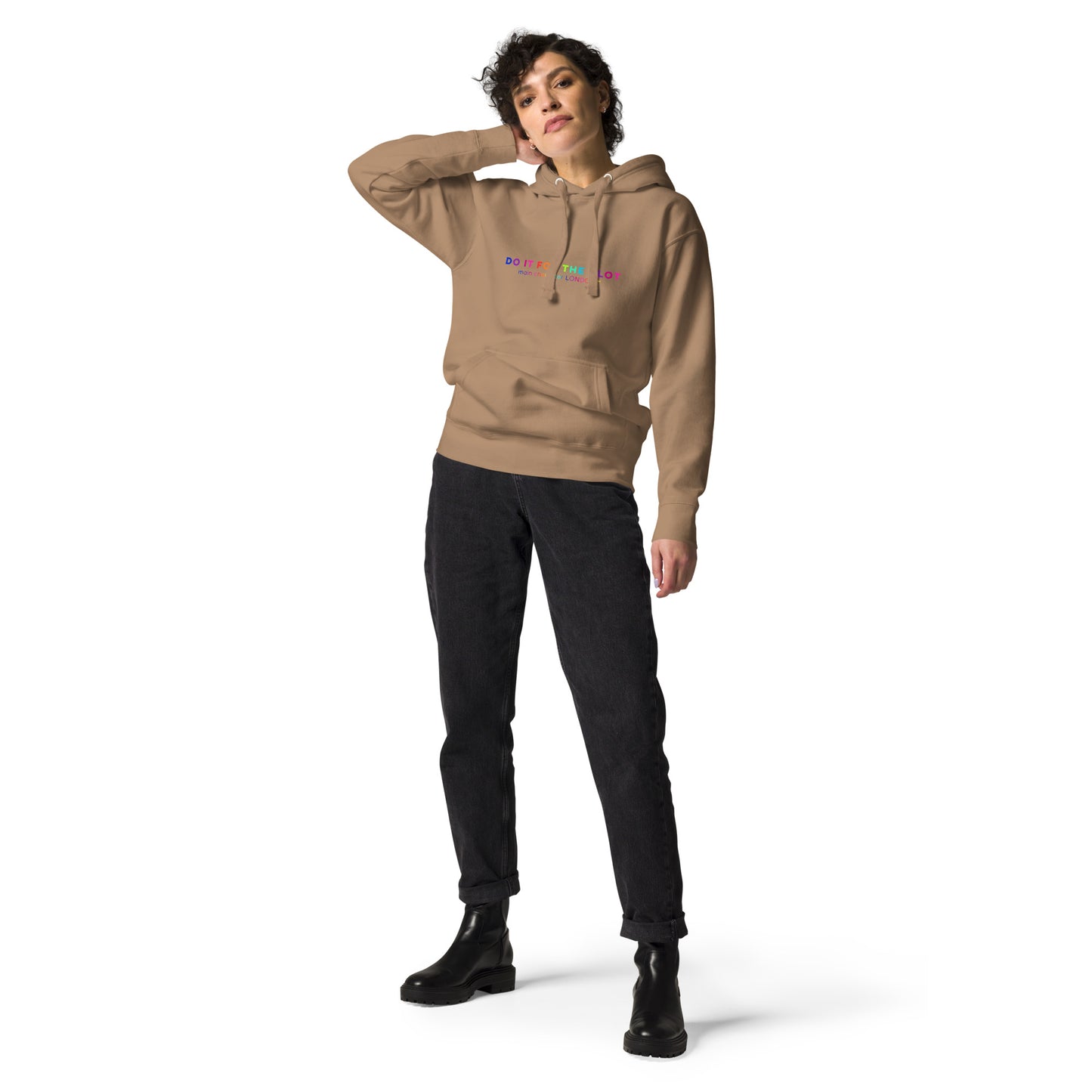 Premium Hoddie DO IT FOR THE PLOT - Rainbow Edition