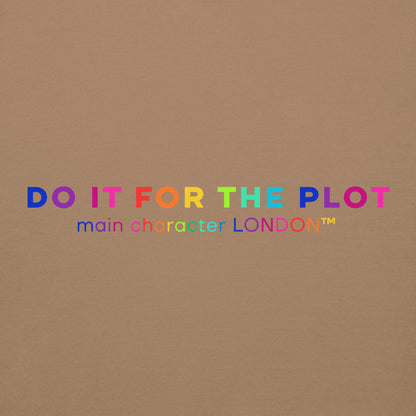 Premium Hoddie DO IT FOR THE PLOT - Rainbow Edition
