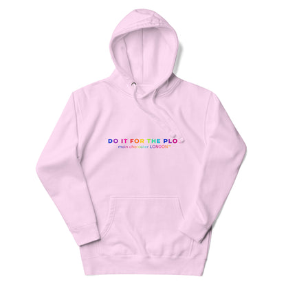 Premium Hoddie DO IT FOR THE PLOT - Rainbow Edition