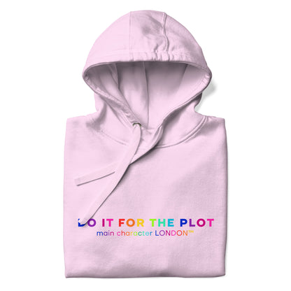 Premium Hoddie DO IT FOR THE PLOT - Rainbow Edition