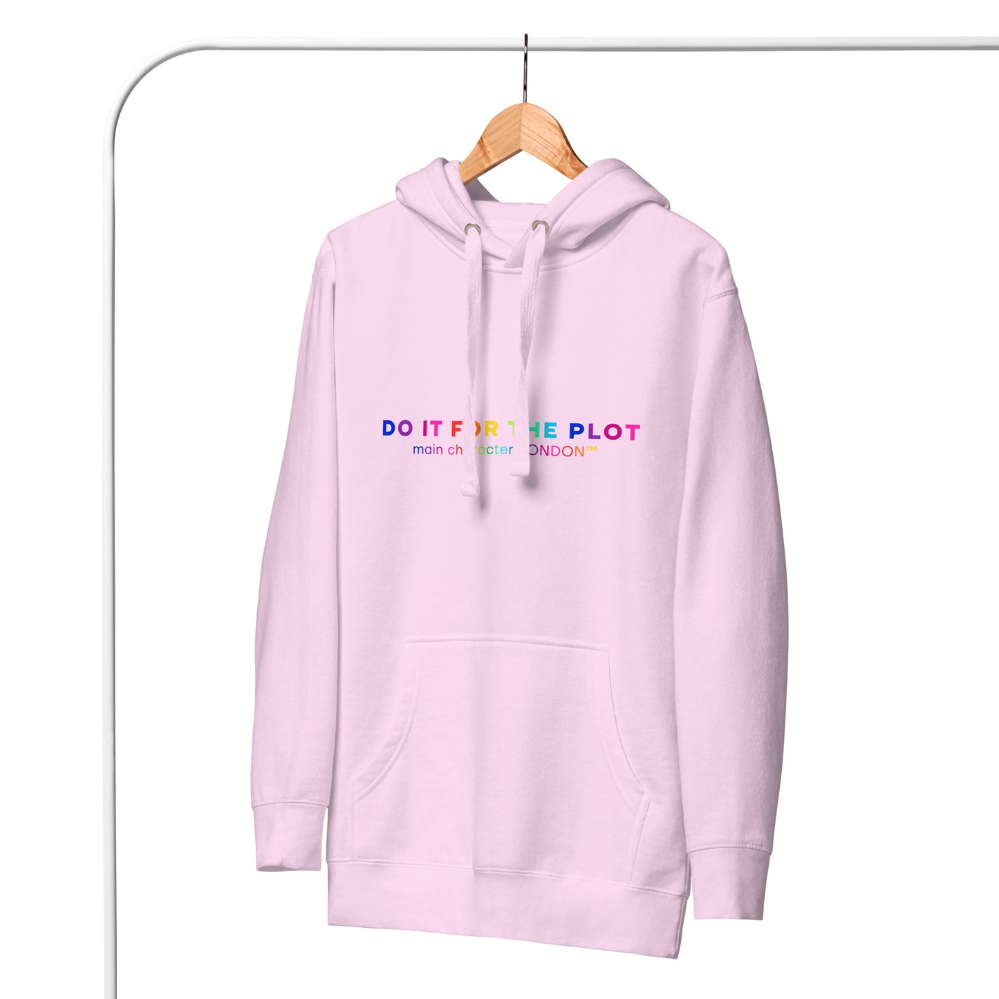 Premium Hoddie DO IT FOR THE PLOT - Rainbow Edition