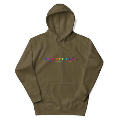 Premium Hoddie DO IT FOR THE PLOT - Rainbow Edition