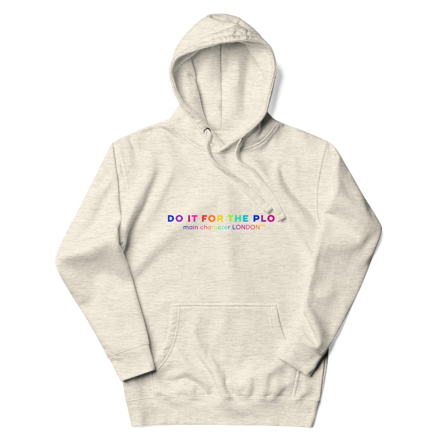 Premium Hoddie DO IT FOR THE PLOT - Rainbow Edition