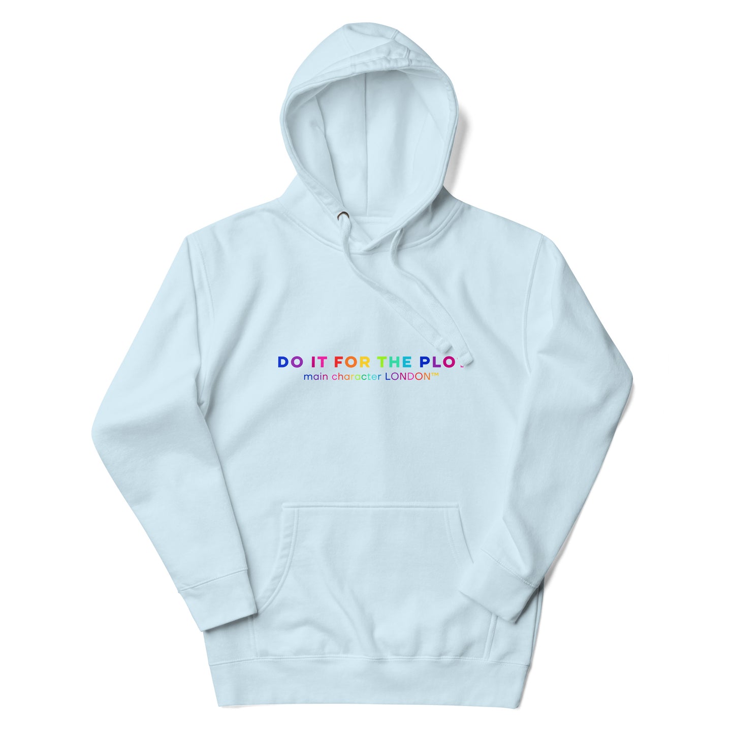 Premium Hoddie DO IT FOR THE PLOT - Rainbow Edition