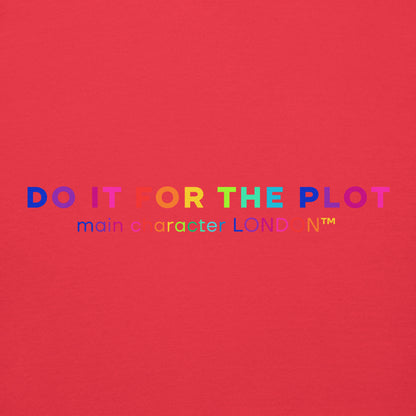 Premium Hoddie DO IT FOR THE PLOT - Rainbow Edition