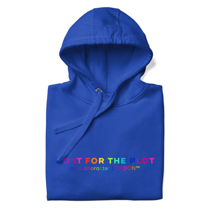 Premium Hoddie DO IT FOR THE PLOT - Rainbow Edition