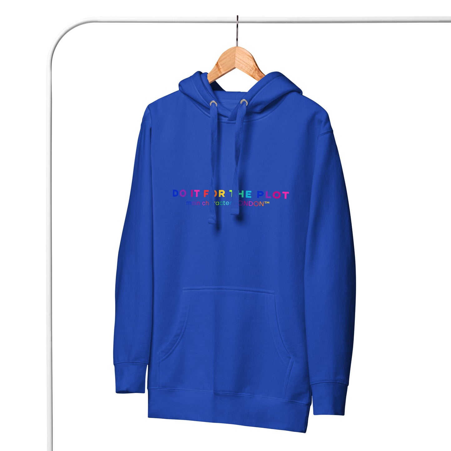 Premium Hoddie DO IT FOR THE PLOT - Rainbow Edition