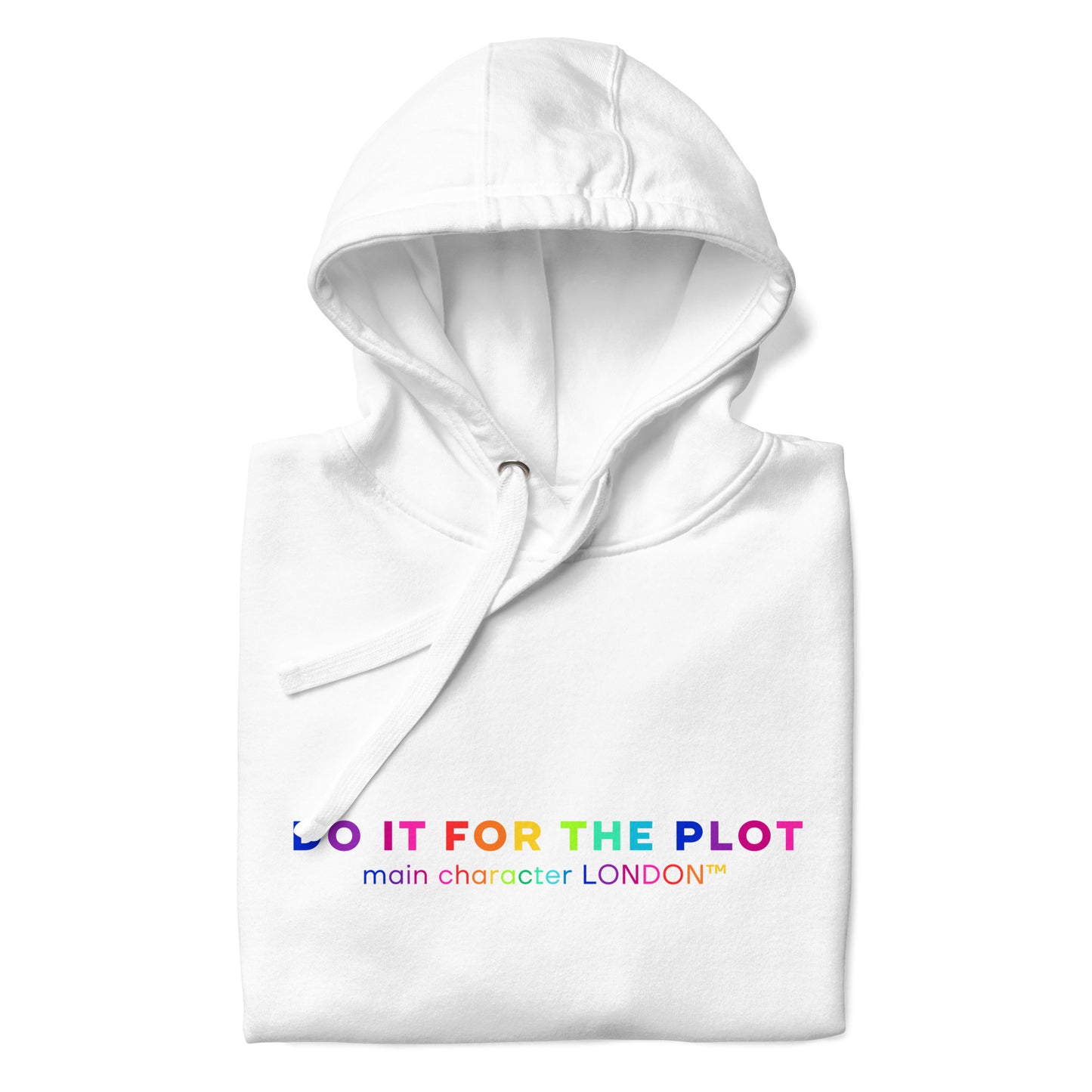 Premium Hoddie DO IT FOR THE PLOT - Rainbow Edition