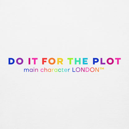 Premium Hoddie DO IT FOR THE PLOT - Rainbow Edition